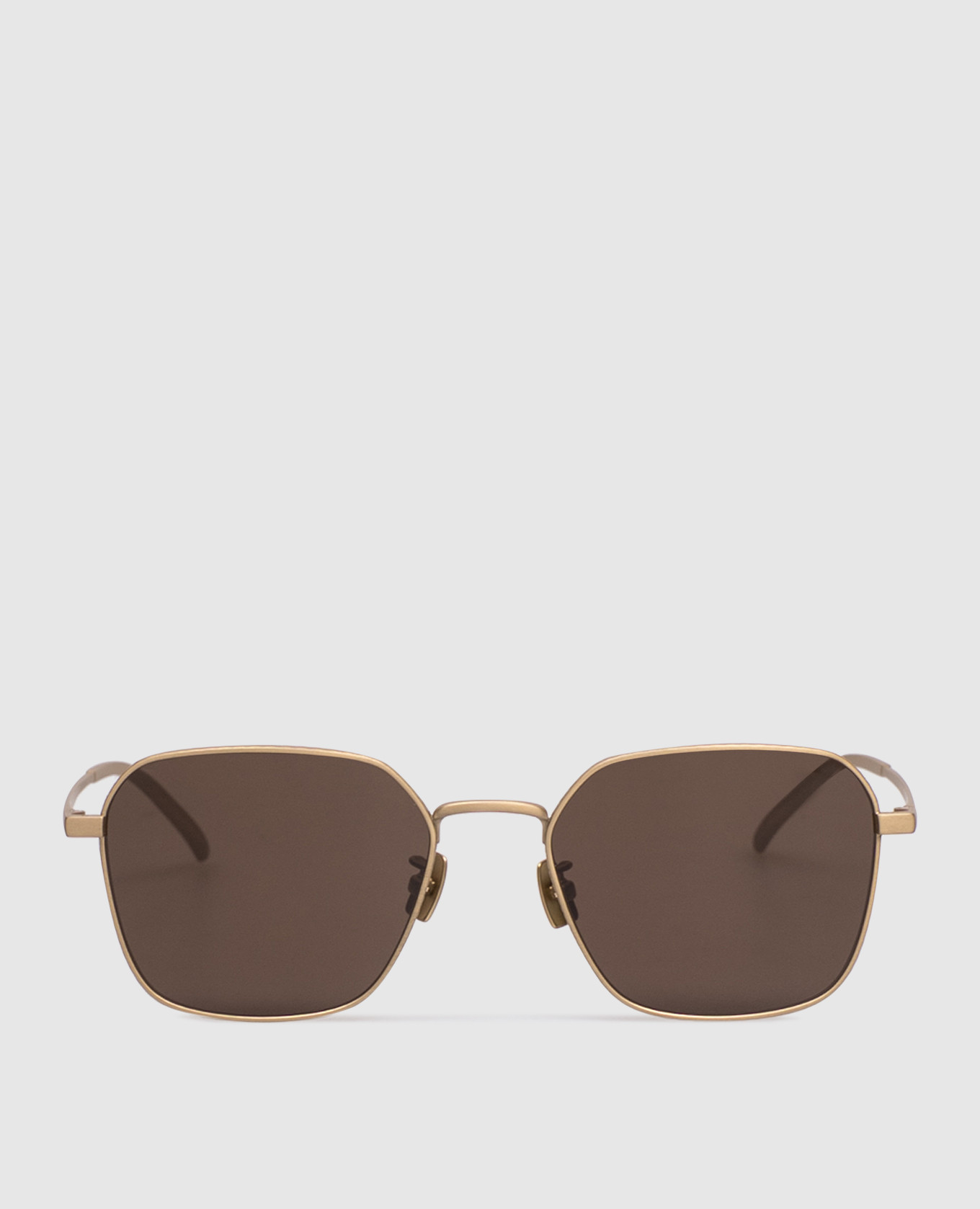 

Gold sunglasses with logo Bottega Veneta, Golden