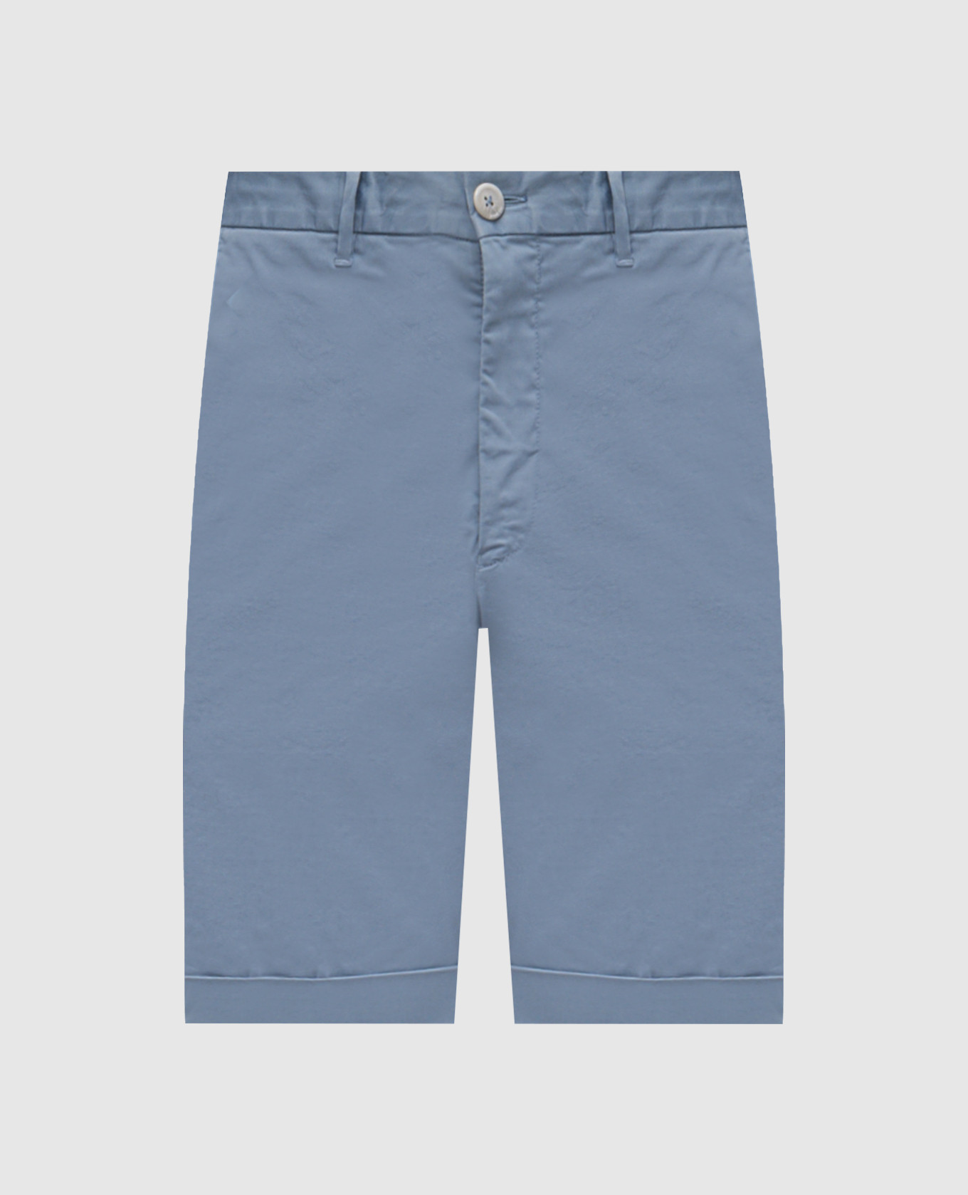 Blue shorts with lapels Enrico Mandelli