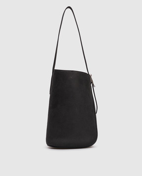 J&M DAVIDSON Black Quiver nubuck bucket bag LMQB0XXGNXX