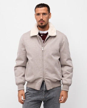 Brunello Cucinelli Beige cashmere jacket MM4006889