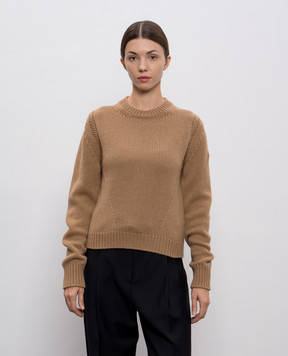 Moncler Brown wool and cashmere sweater K20939C00019M4281