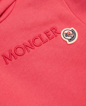 Moncler ENFANT Children's pink hoodie with logo K29548G00015899PS12
