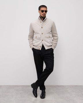 Brunello Cucinelli Black cashmere cardigan M2200106