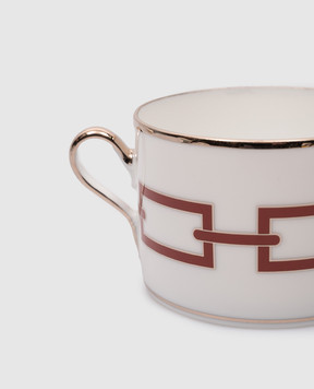 Ginori 1735 Catene White Porcelain Tea Cup 220 ml 004RG00FTZ401010220