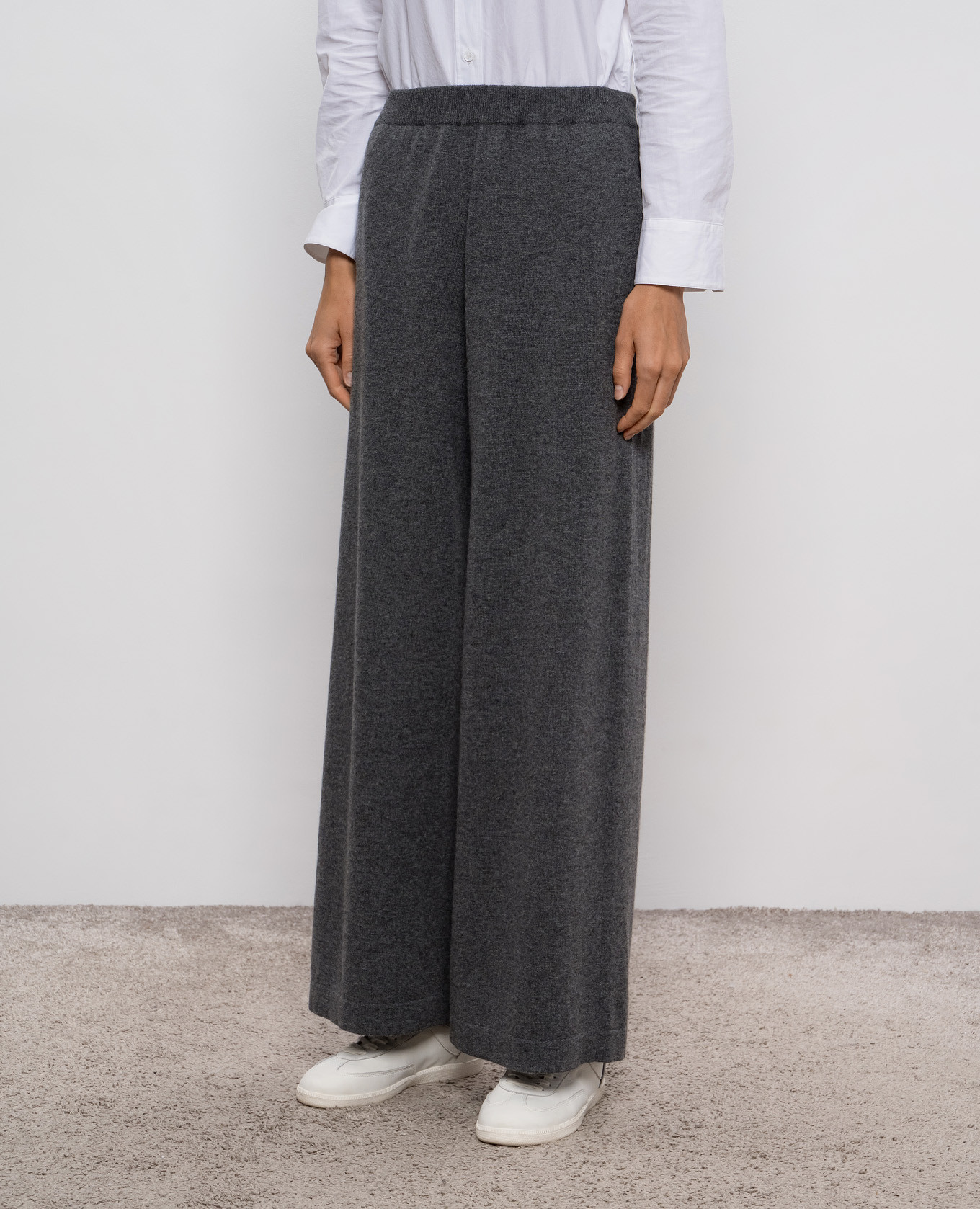 

Gray wool, cashmere and silk pants Brunello Cucinelli, Grey