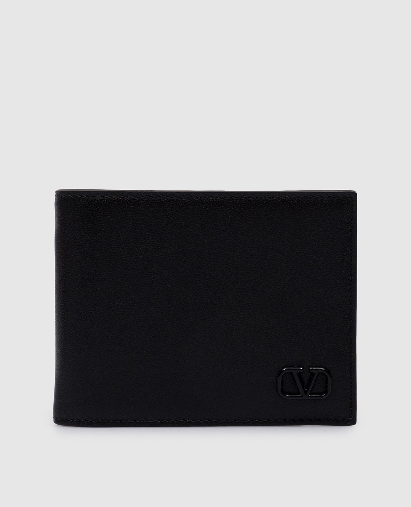 

VLOGO black leather purse Valentino