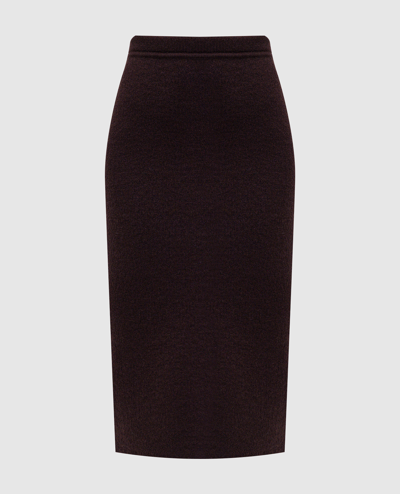 Brown skirt with cashmere