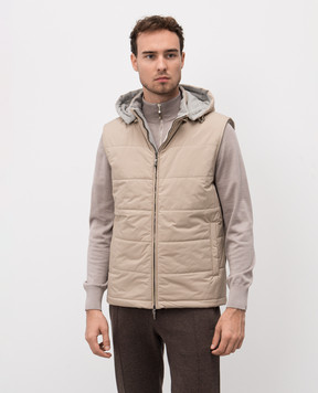 Doriani Cashmere Beige vest A387CAPST3031