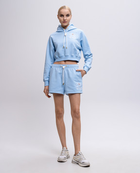 Casablanca Blue shorts with embroidery WS25JTR18602