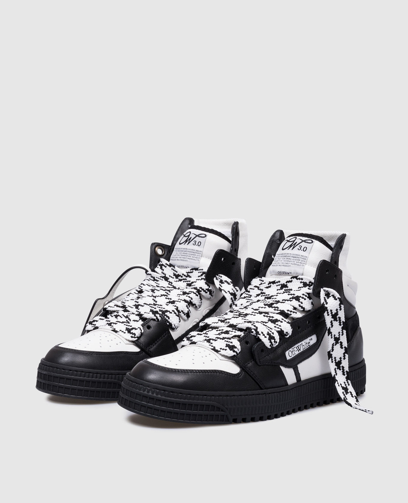 

Black leather high-tops 3.0 Off Court Off-White
