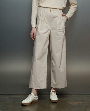Woolrich Beige pants with a logo CFWWTR0174FRUT3027