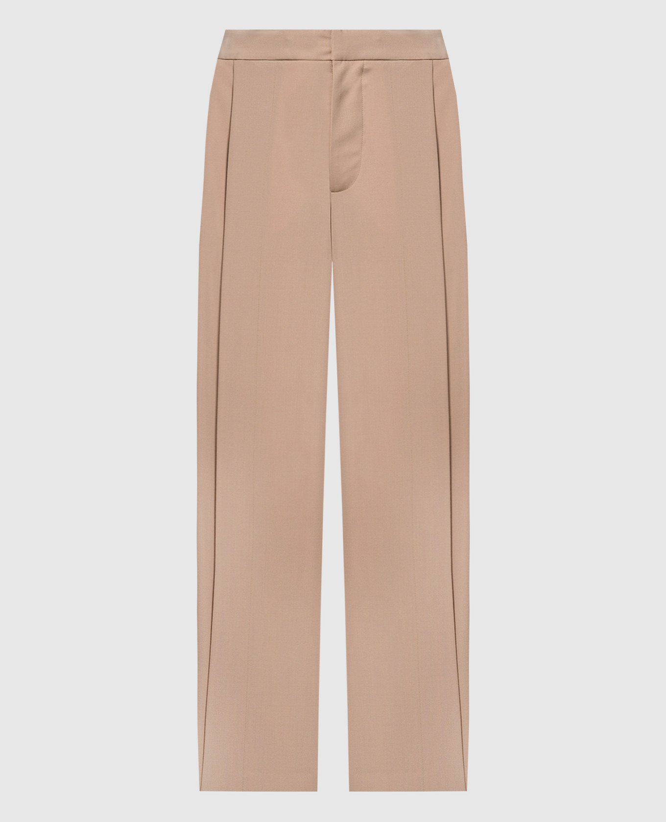 

Brown wool flared pants Gauchere