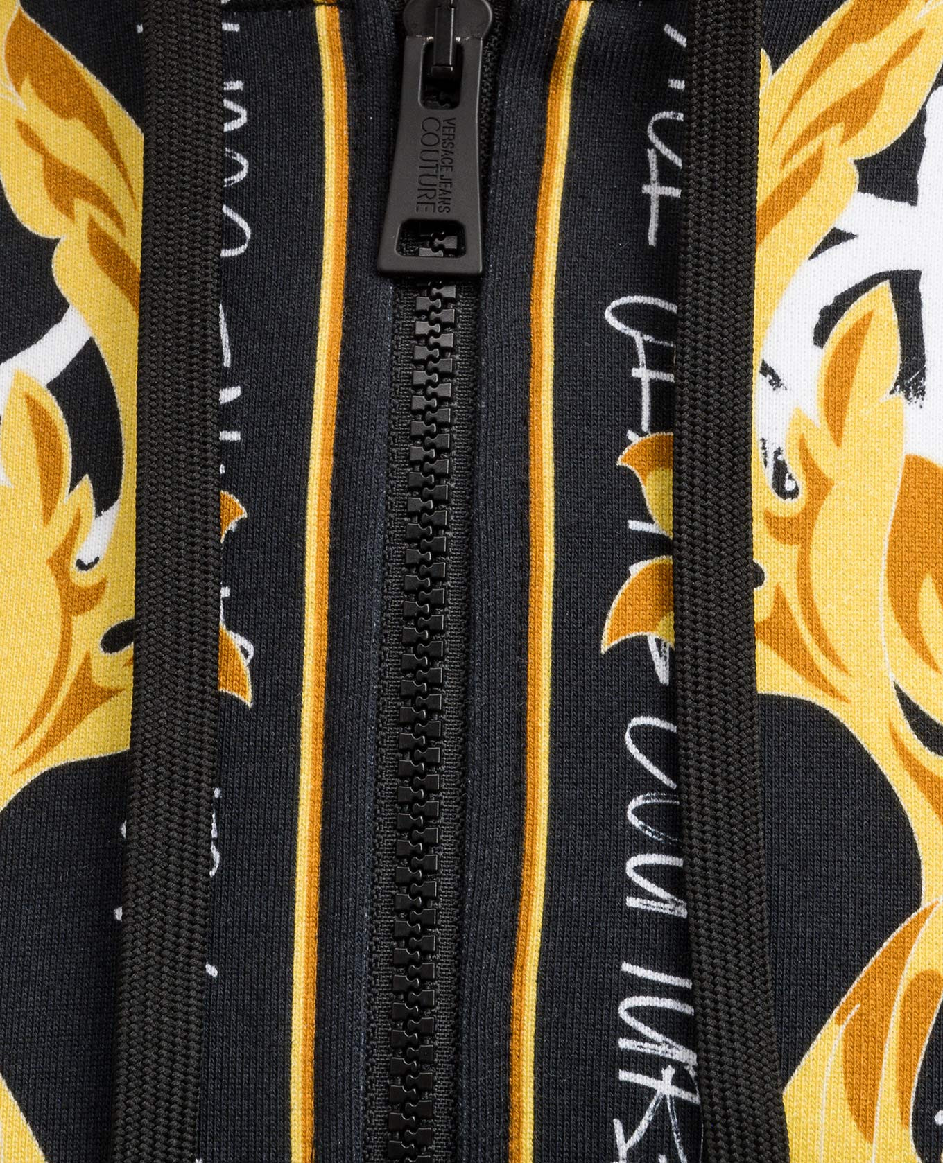 Black sports jacket in Barocco print Versace Jeans Couture 5