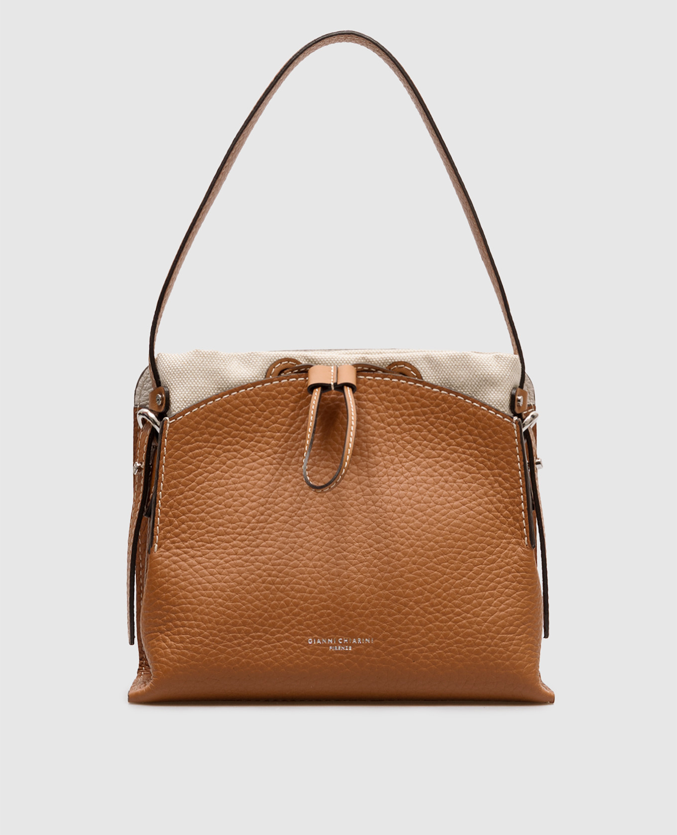 

Brown leather bag Asia Double Gianni Chiarini