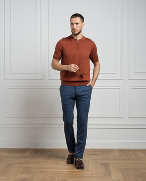 Incotex Blue pants made of wool 1T030B5855A