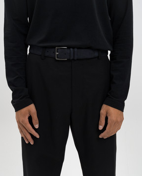 Orciani Blue nubuck belt U08279NAB