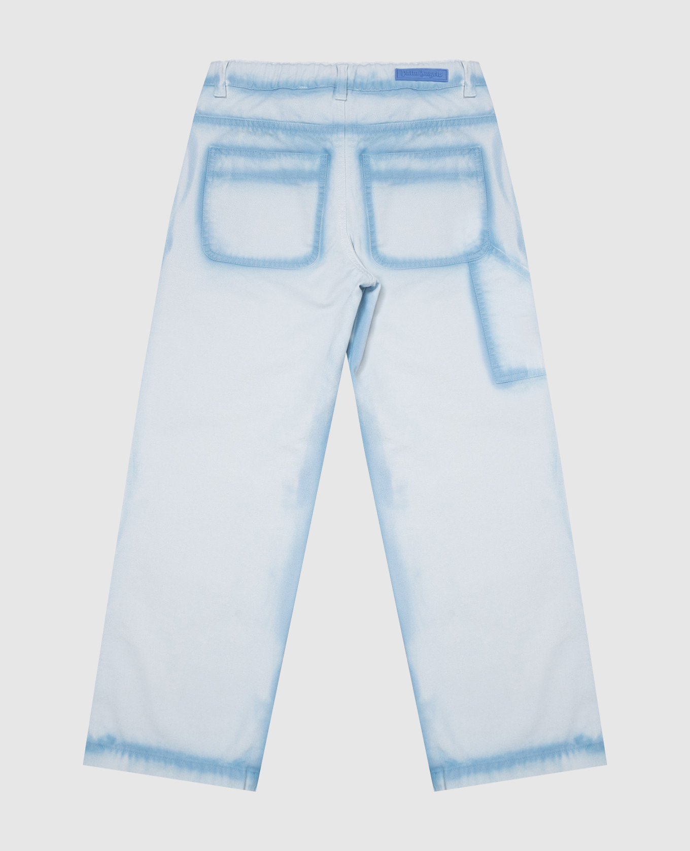 

Children's blue Sprey pants with logo Palm Angels, Light blue