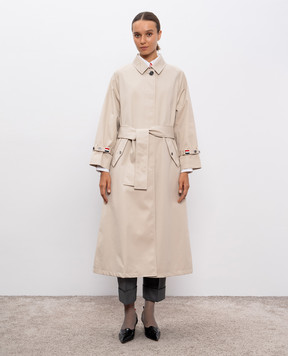 Thom Browne Beige trench coat FOC597A06111