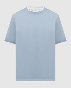 Brunello Cucinelli Blue T-shirt M0B137427