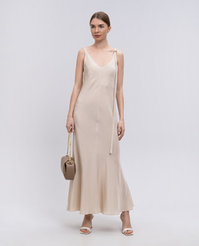 Max Mara Sportmax Beige midi dress UNIONE UNIONE