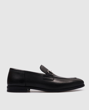 Stuart Weitzman Black leather loafers SIMON TWISTBIT SI165