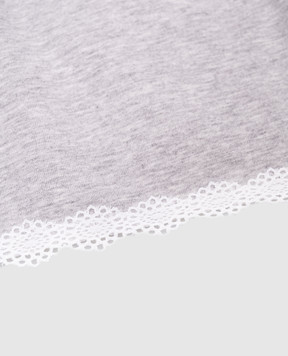 Story Loris Children's gray top with lace 366796