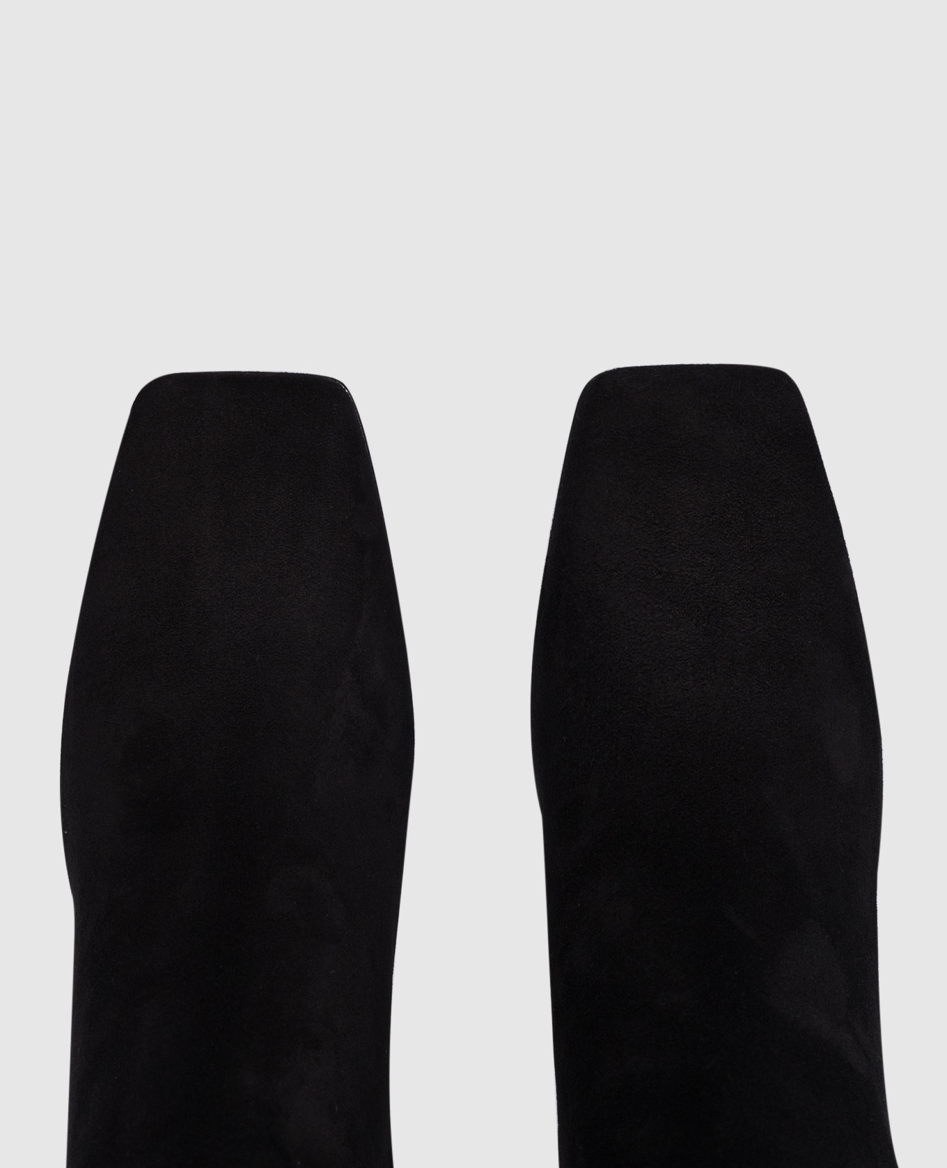 TAN-GO black suede ankle boots with metallic logo Valentino 4