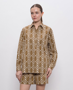 Max Mara Brown blouse GALLURA GALLURA