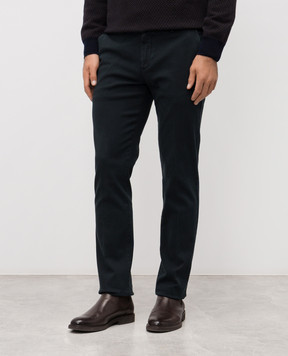 MooRER Blue pants FILICUDI-J FILICUDIJDRL