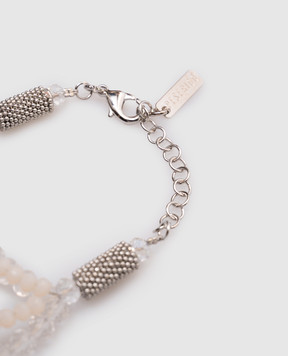 Peserico Silver bracelet with beads A35475C0CC612