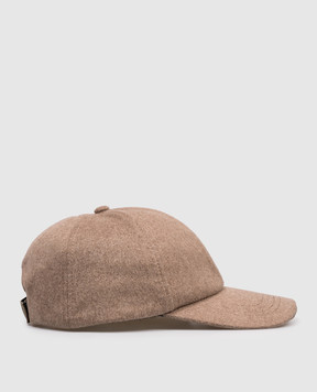 Sease Brown cashmere cap AC032TN373