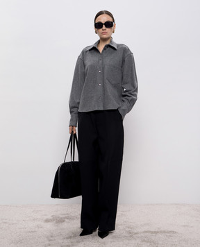 Victoria Beckham Black pants with wool 1425WTR006632A