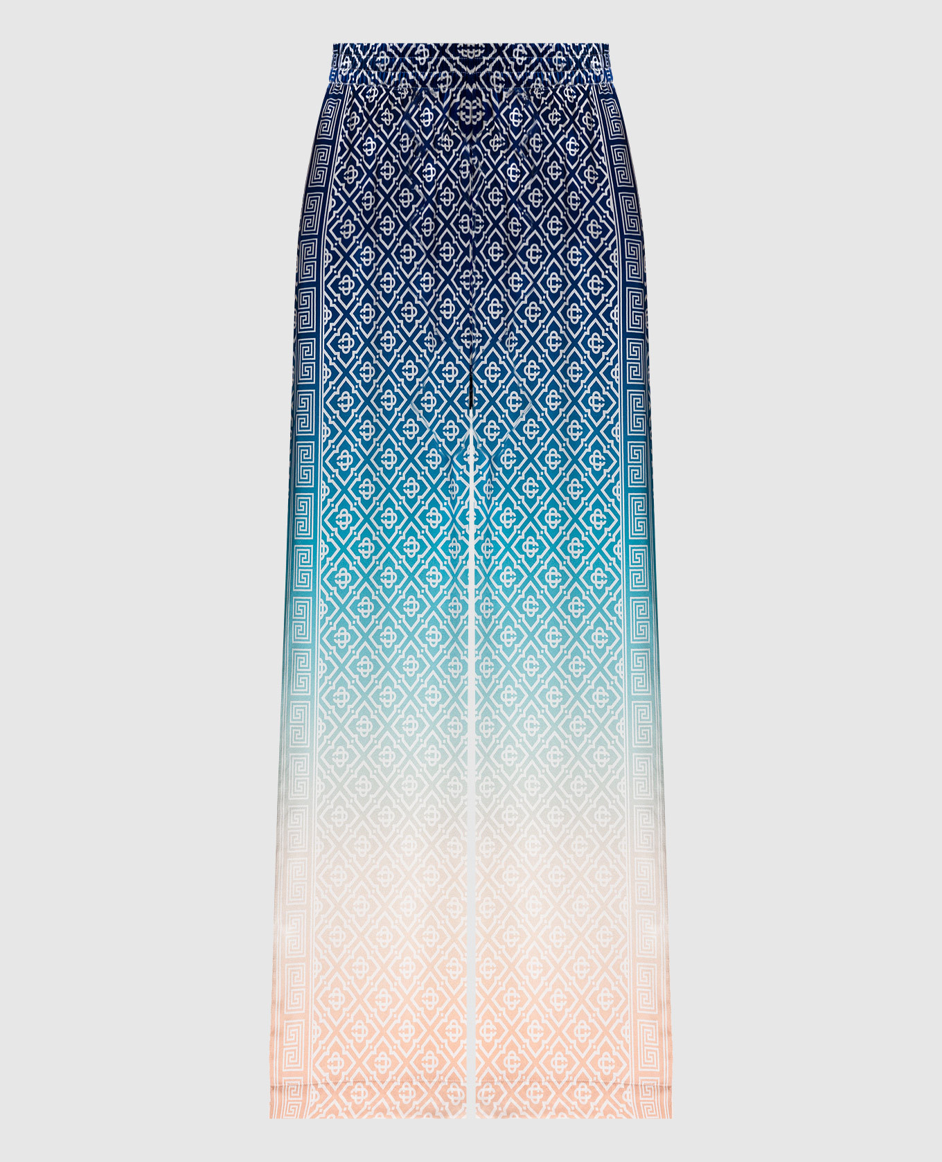 

Blue gradient silk trousers Casablanca