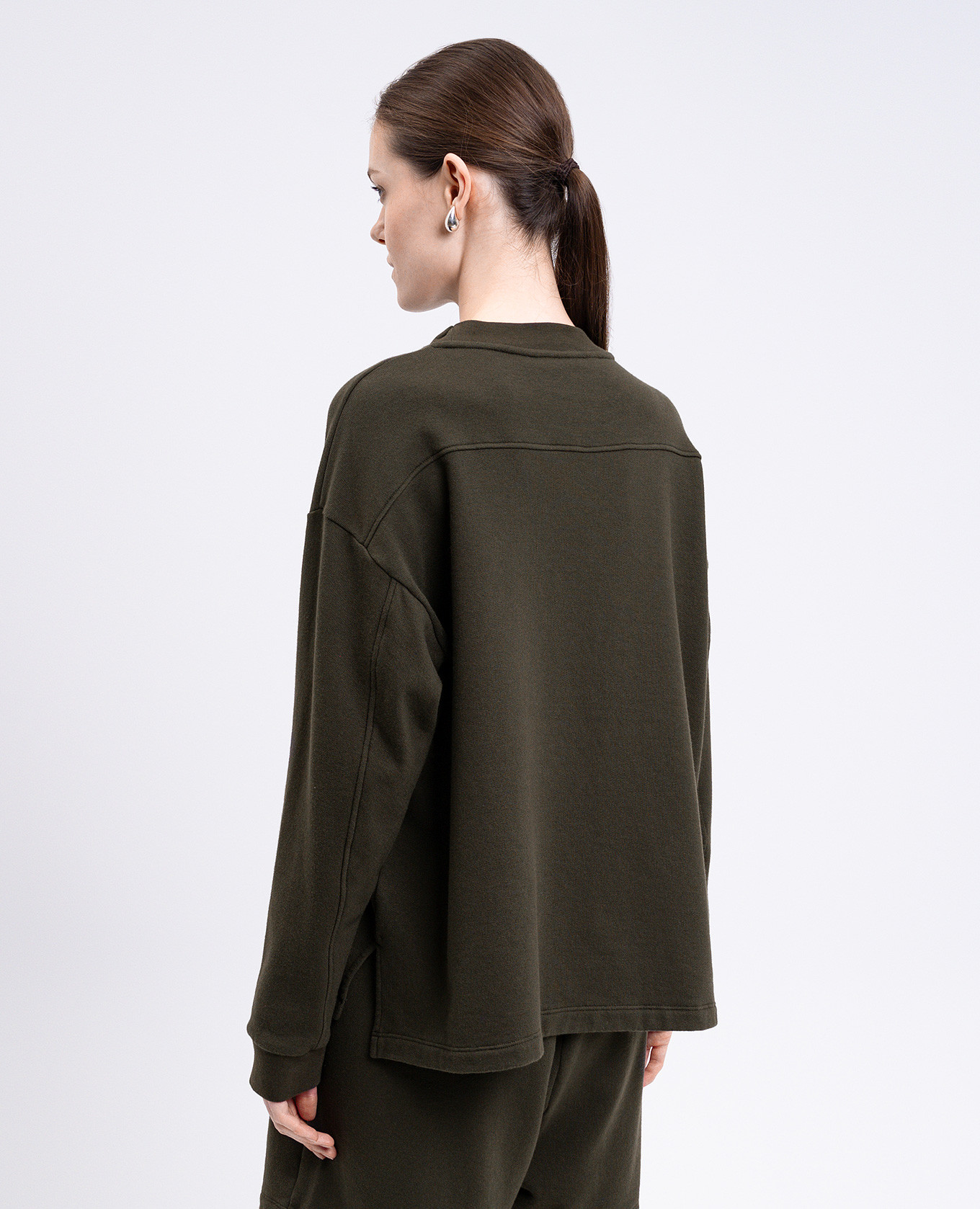 

Amira green cashmere jumper The Row