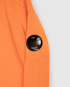 C.P. Company Children's orange sweater with logo CUW00HLHE7648