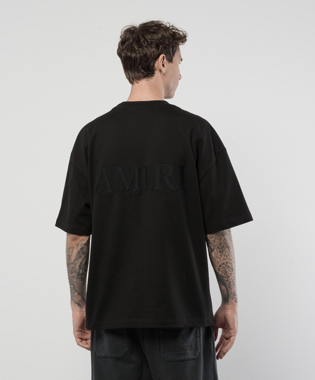 AMIRI AMJYTE1061BLACK 関税送料込 AMIRI - Black t-shirt with logo embroidery AMJYTE1061 - shop