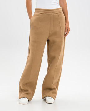 Ami Paris Brown insulated track pants UTR806749