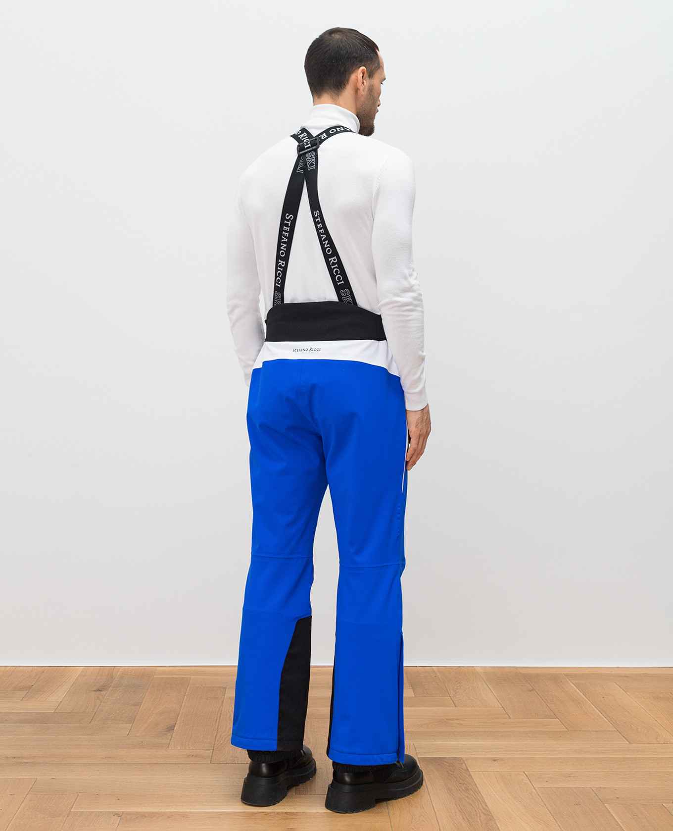 

Blue ski suit with logo Stefano Ricci