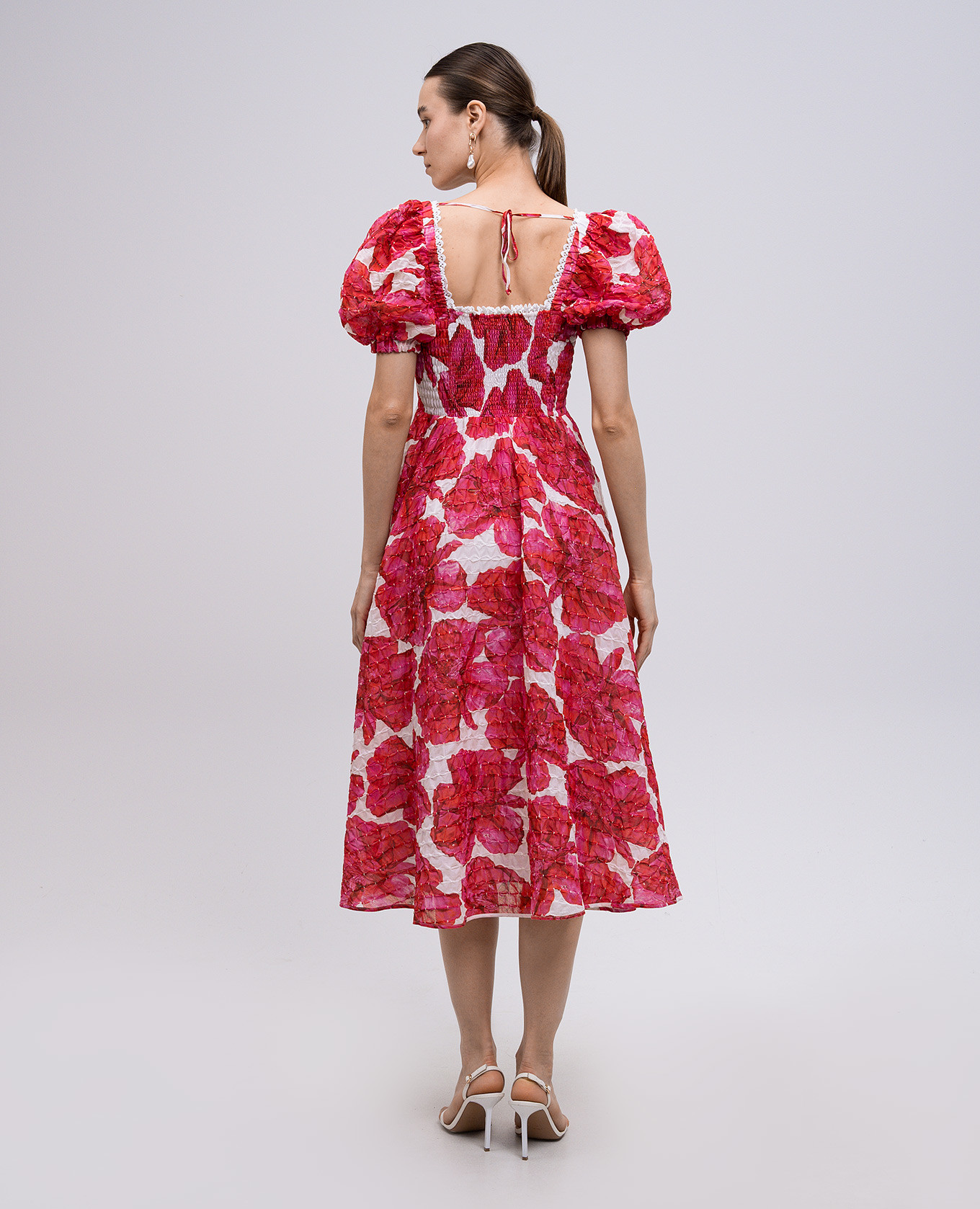 

Kyan pink floral print dress Charo Ruiz