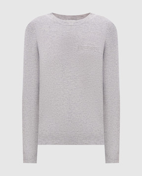 Peserico Gray wool, silk and cashmere jumper A99297F129283A