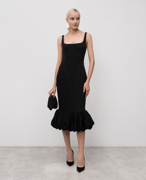 16Arlington Arcelin black midi dress DMD640AW2501