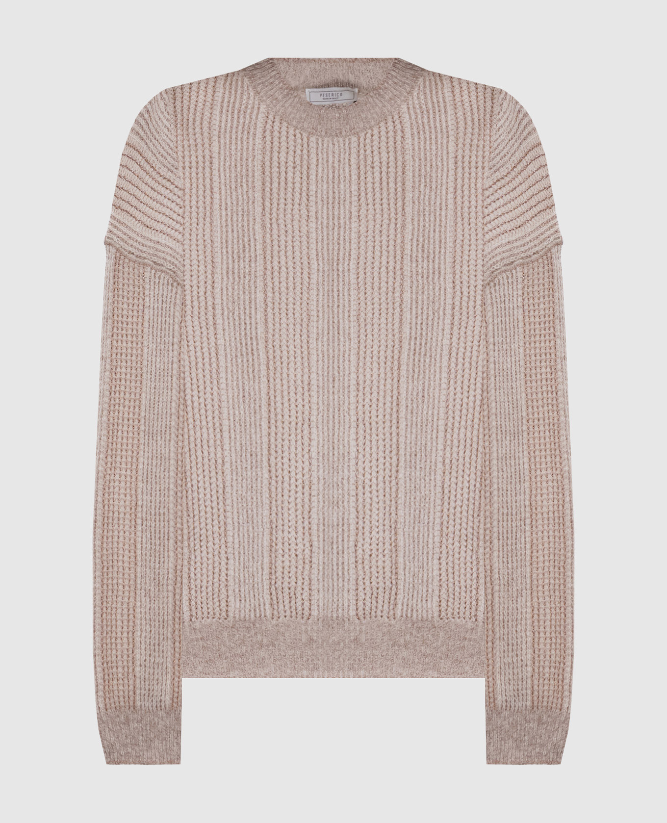 

Beige alpaca wool sweater with lurex Peserico