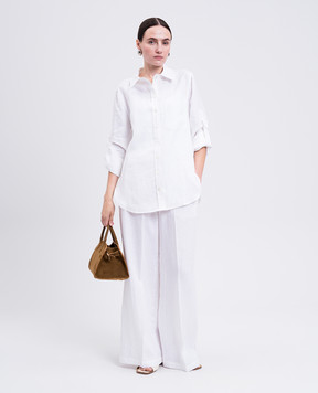 Babe Pay Pls White linen shirt 0D35020514