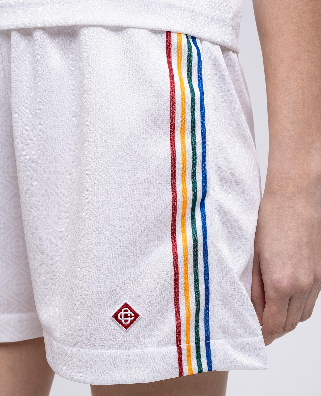 

White shorts with logo patch Casablanca