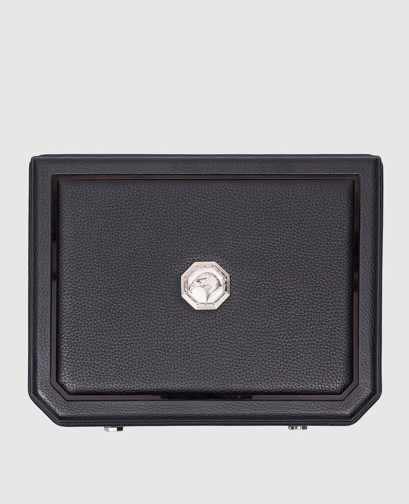 

Black leather travel humidor for 9 cigars Stefano Ricci