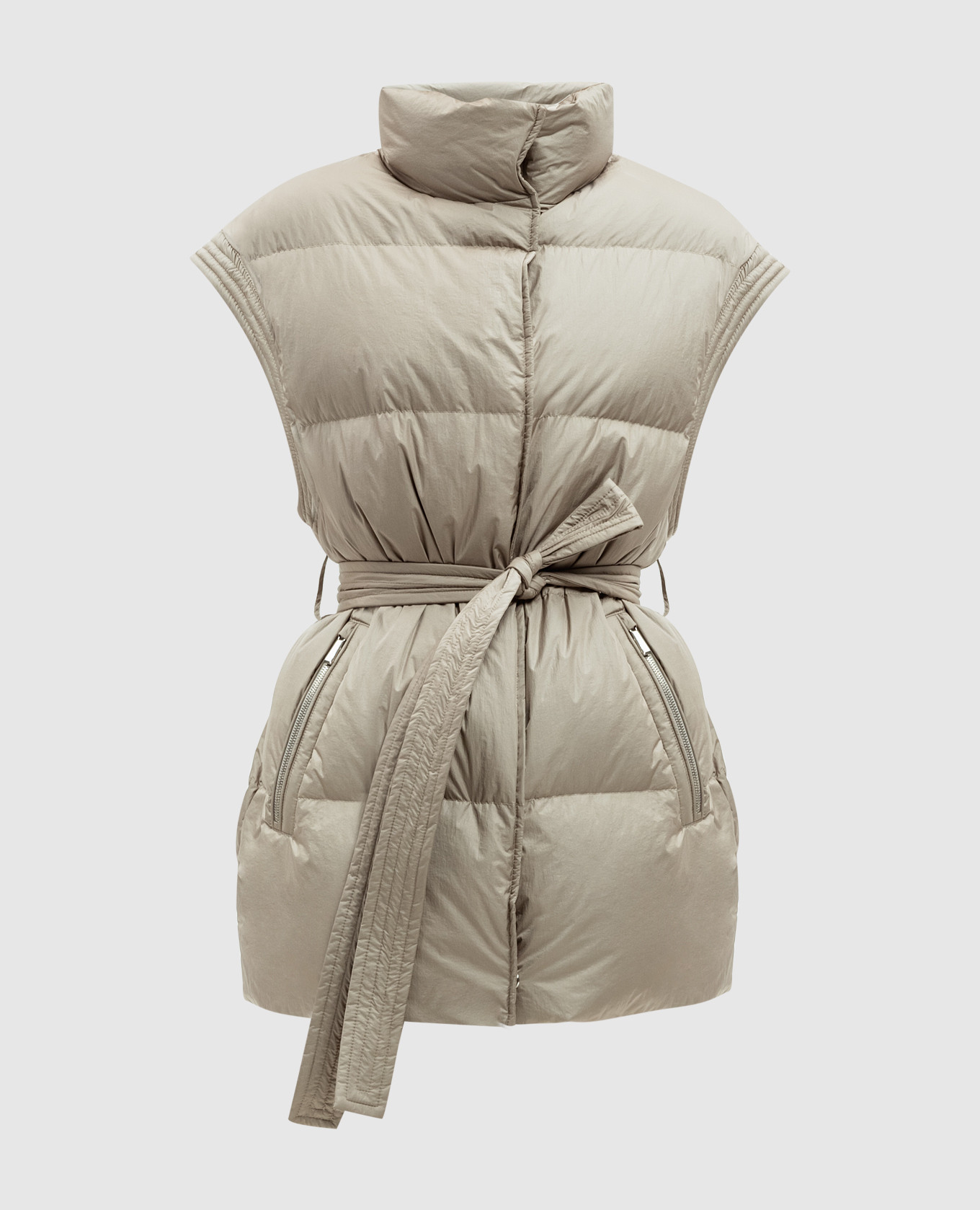

Baylie beige down vest MooRER, Бежевый