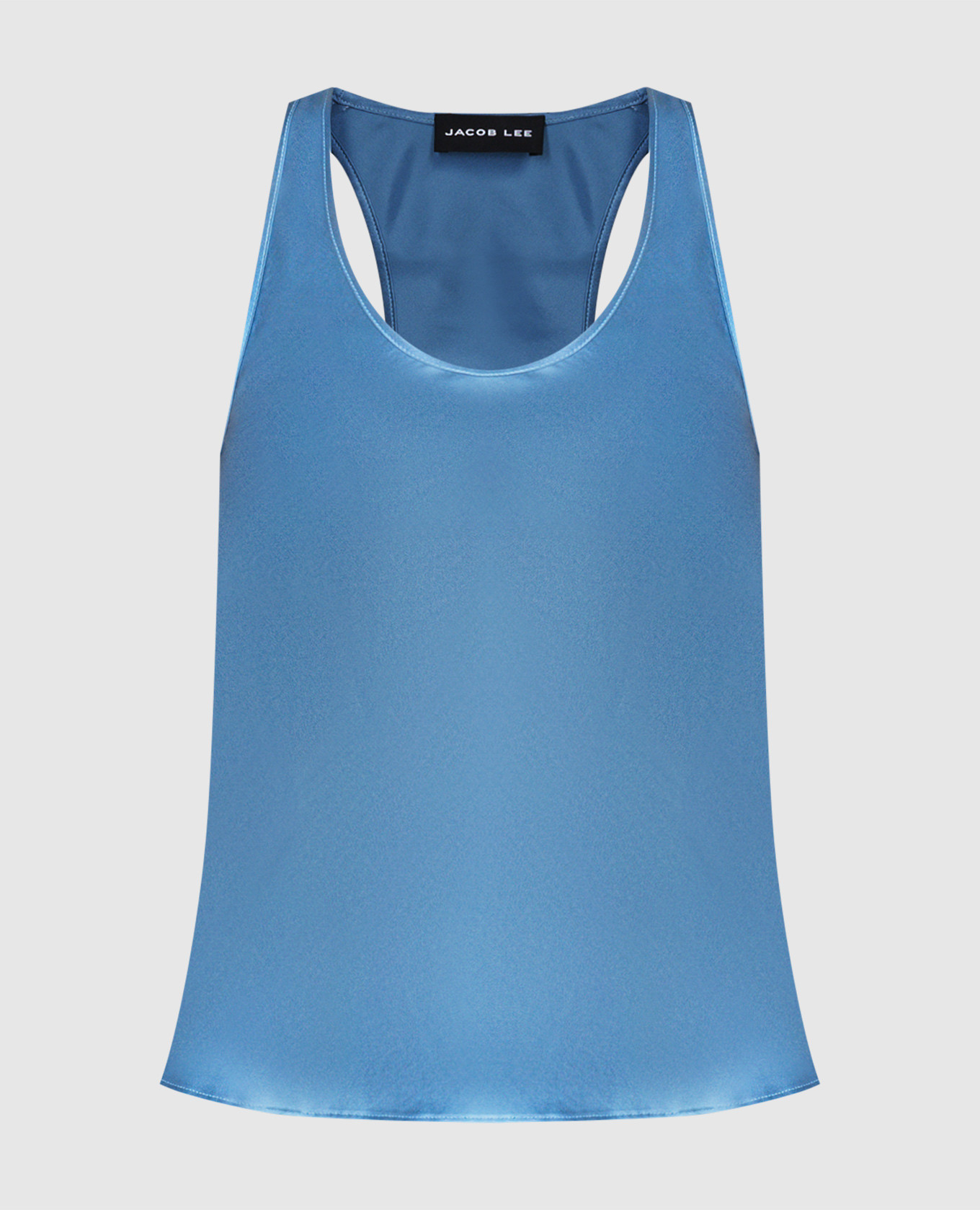 

Blue silk top Jacob Lee, Light blue