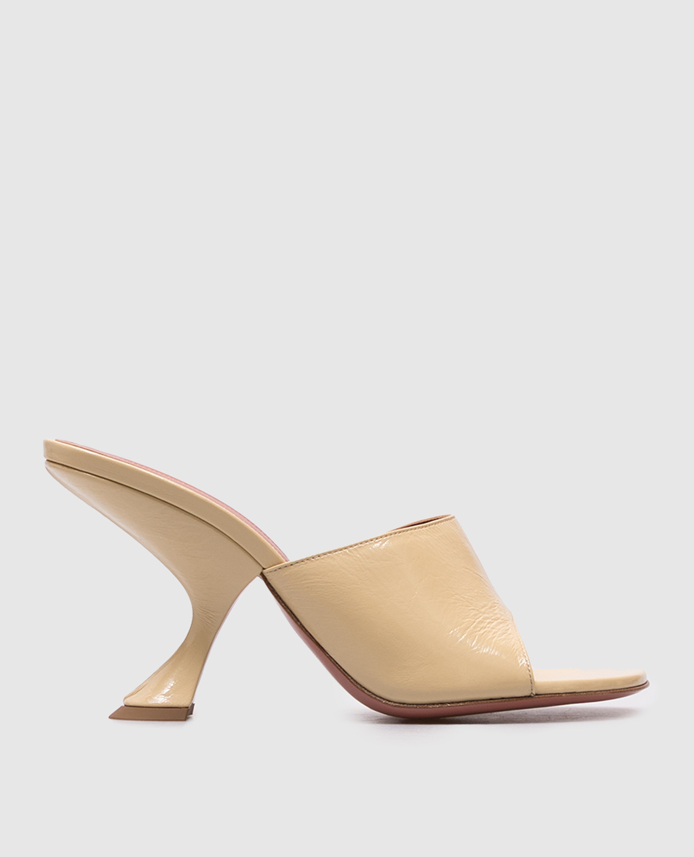 Taylor yellow leather mules Amina Muaddi