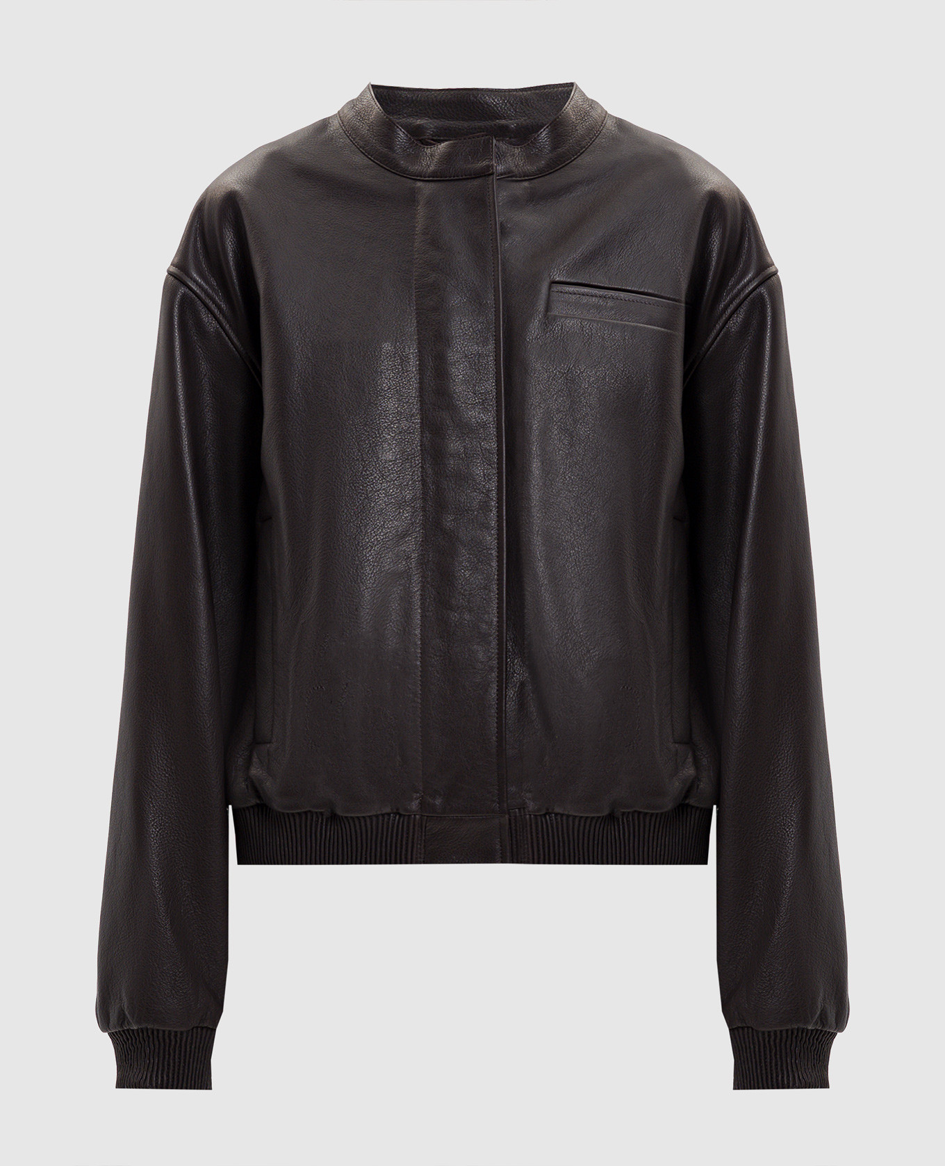 

Brown leather jacket MARLOW Loulou de Saison