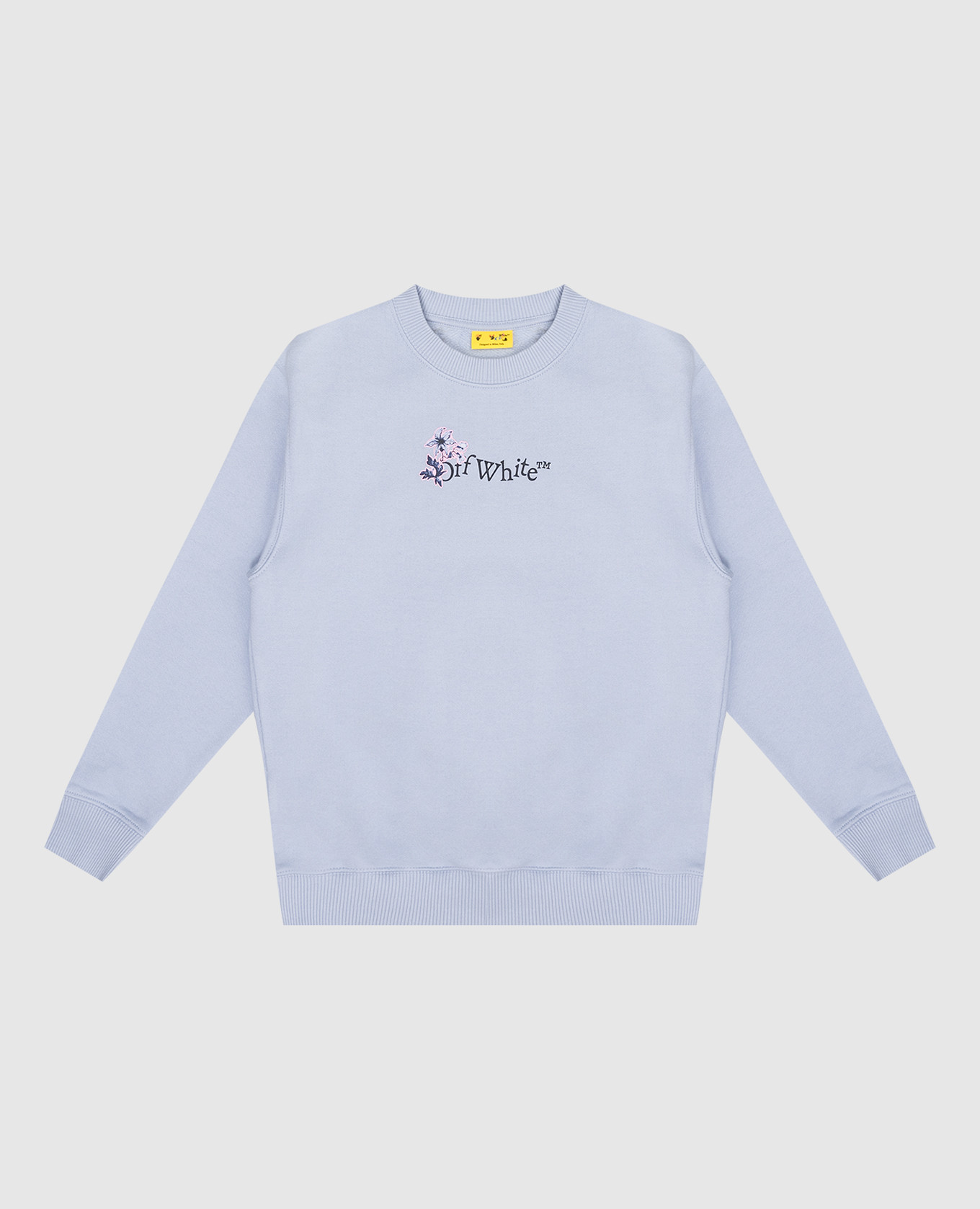 

Children's blue sweatshirt with Arrow Flowers print Off-White, Light blue